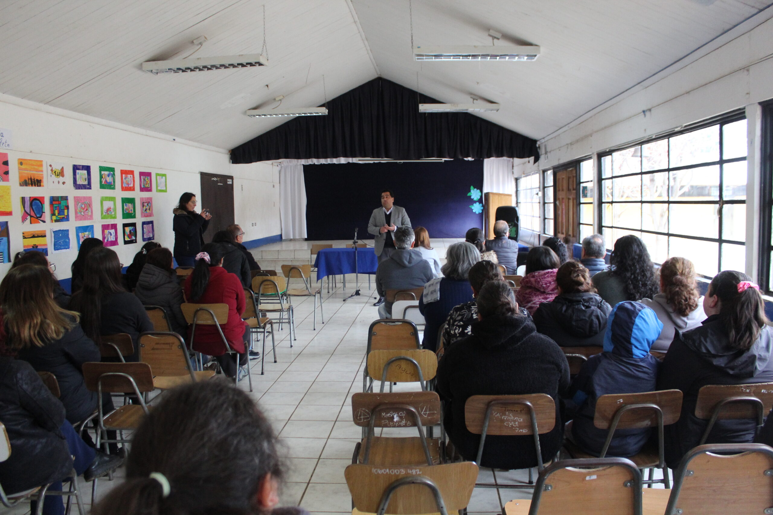 Equipo del SLEP Valle Diguillín sostuvo reunión con comunidad de San Miguel
