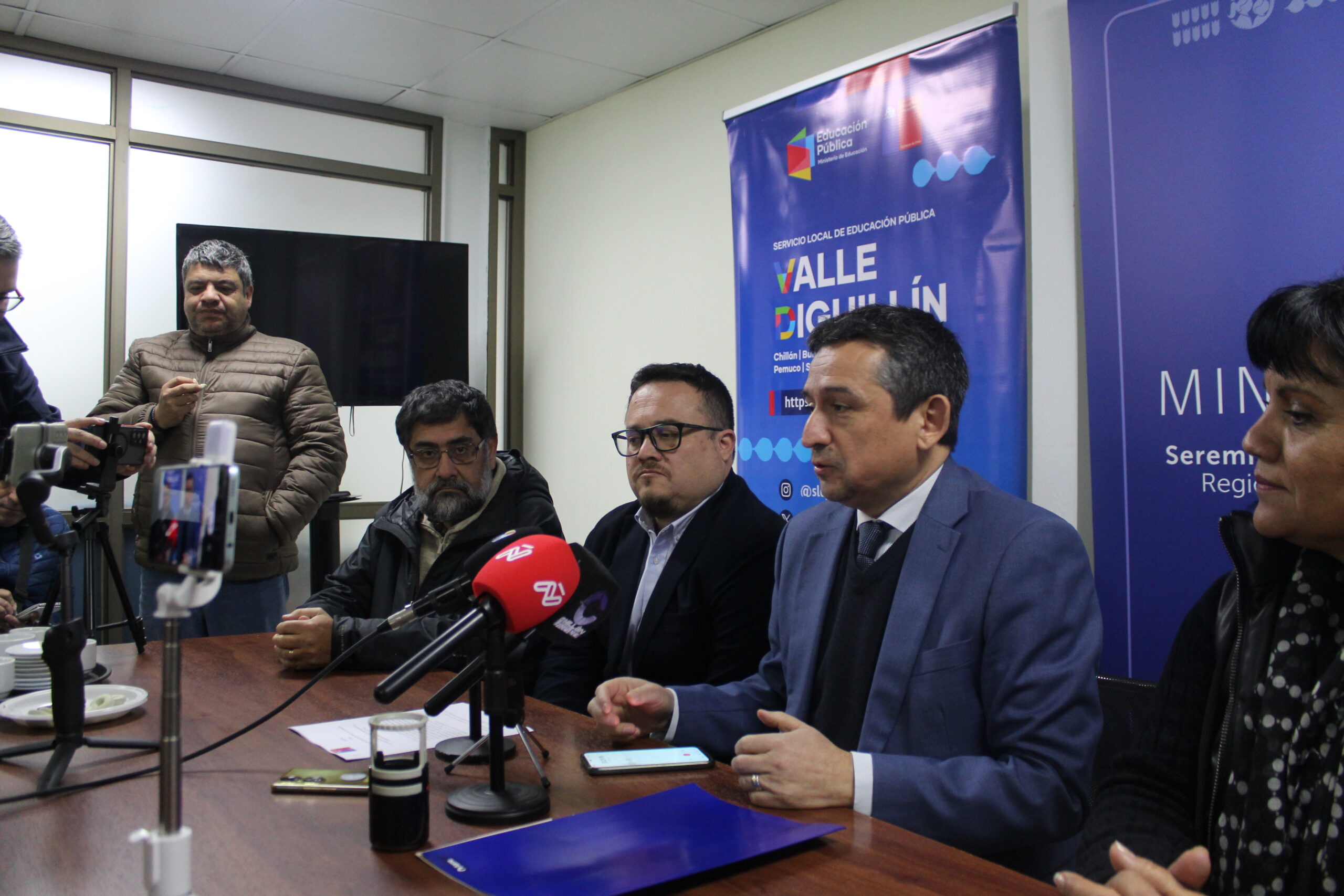 SLEP Valle Diguillín firmó convenio para capacitar a funcionarios de los DAEM