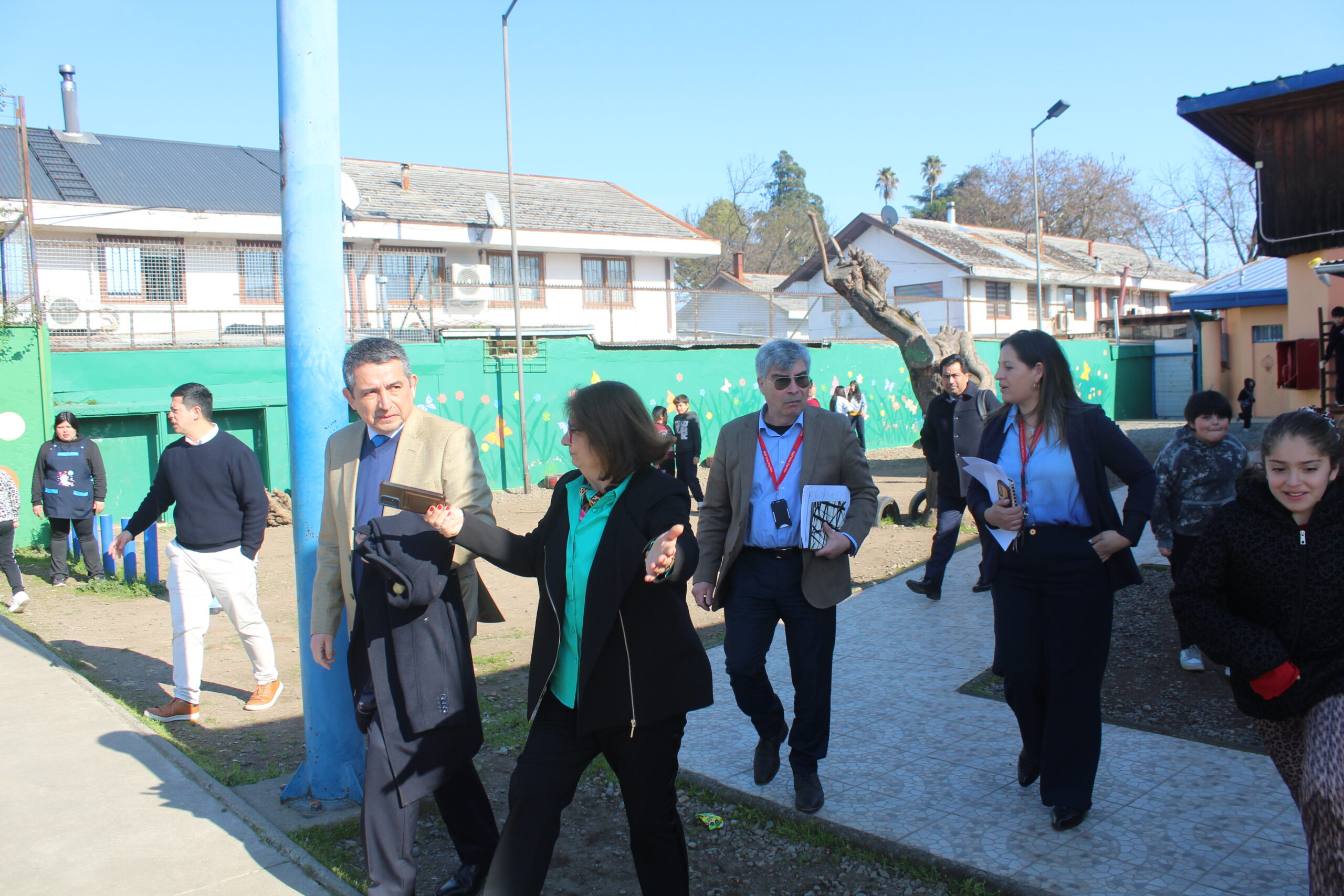 Equipo del SLEP Valle Diguillín visitó Escuela José María Caro de Chillán