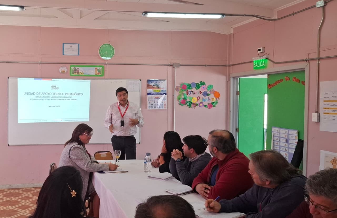 SLEP Valle Diguillín revisó situación pedagógica de establecimientos de San Ignacio