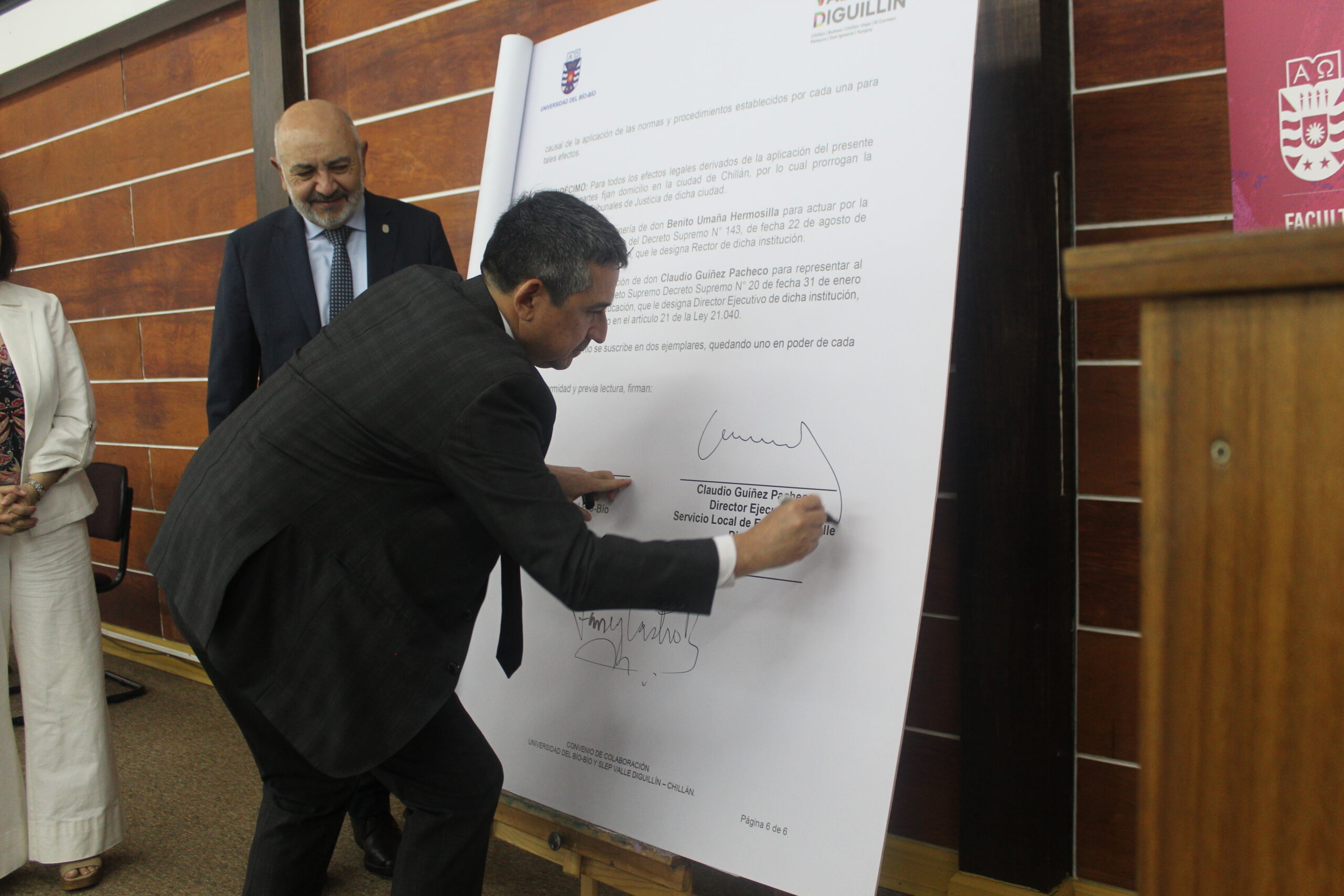 UBB y SLEP Valle Diguillín firman convenio para fortalecer la educación pública del territorio
