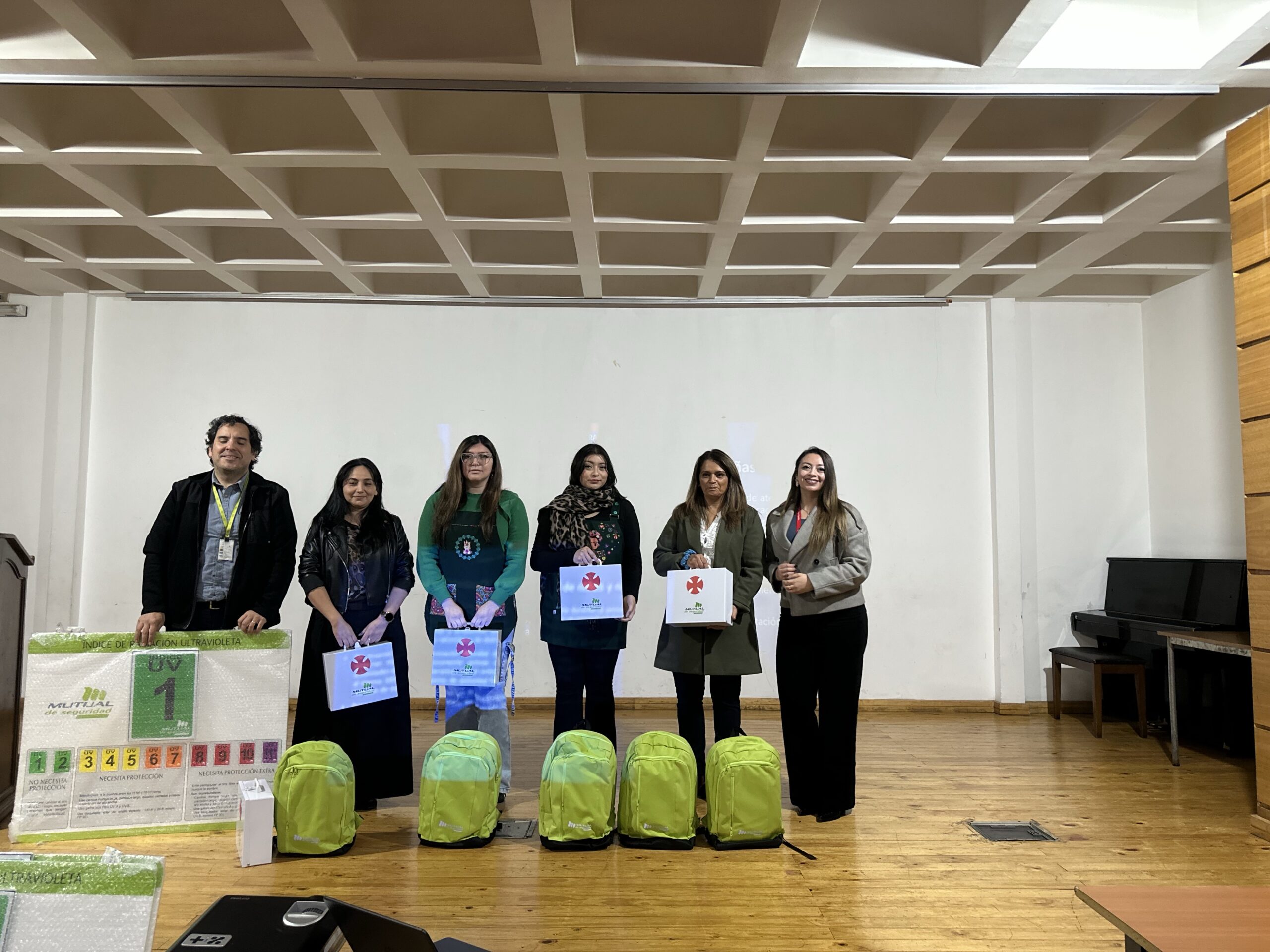 Servicio Local de Educación Pública Valle Diguillín y Mutual de Seguridad fortalecen gestión preventiva en Yungay