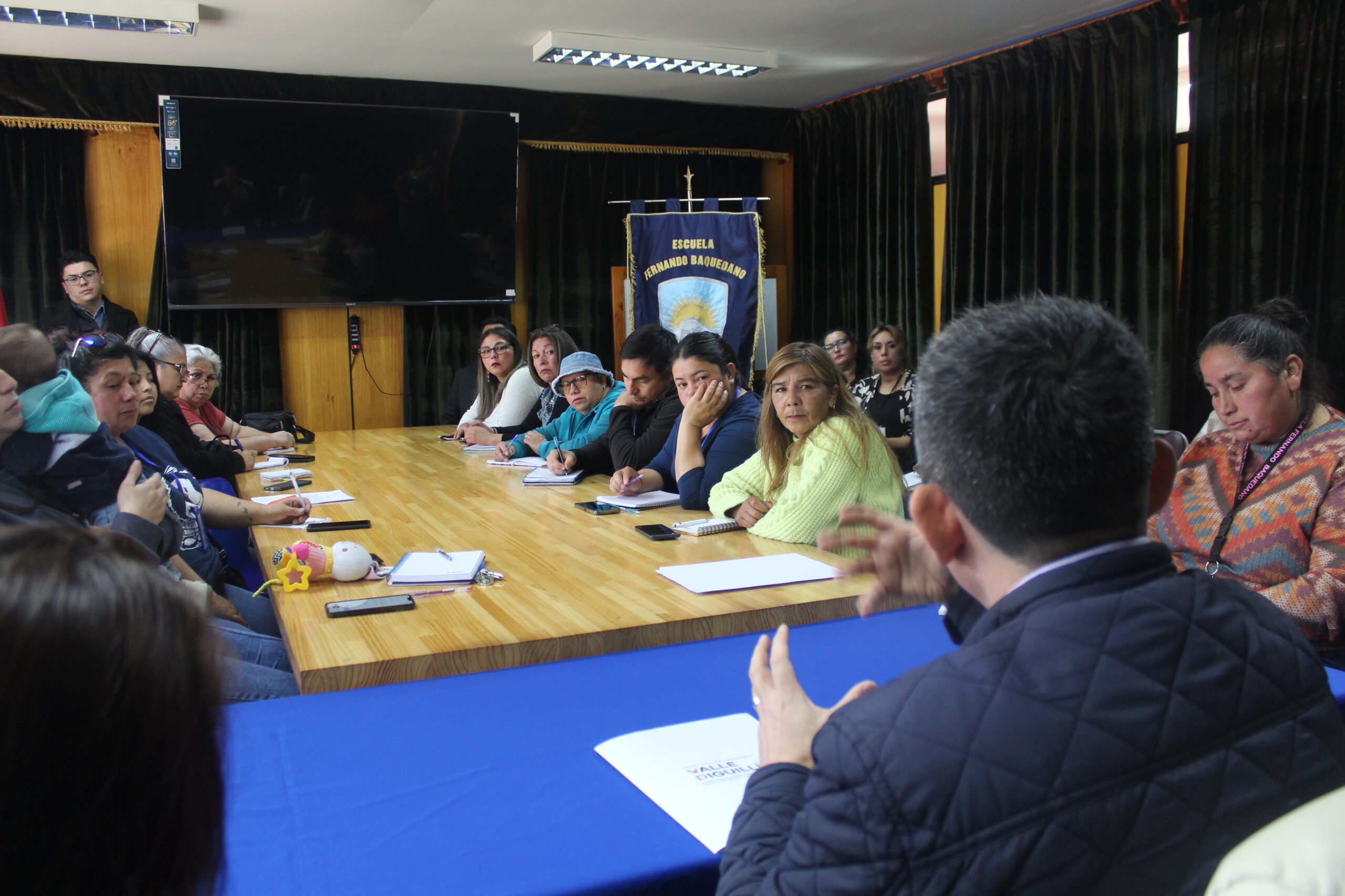 Reunión informativa con padres, madres y apoderados de Yungay