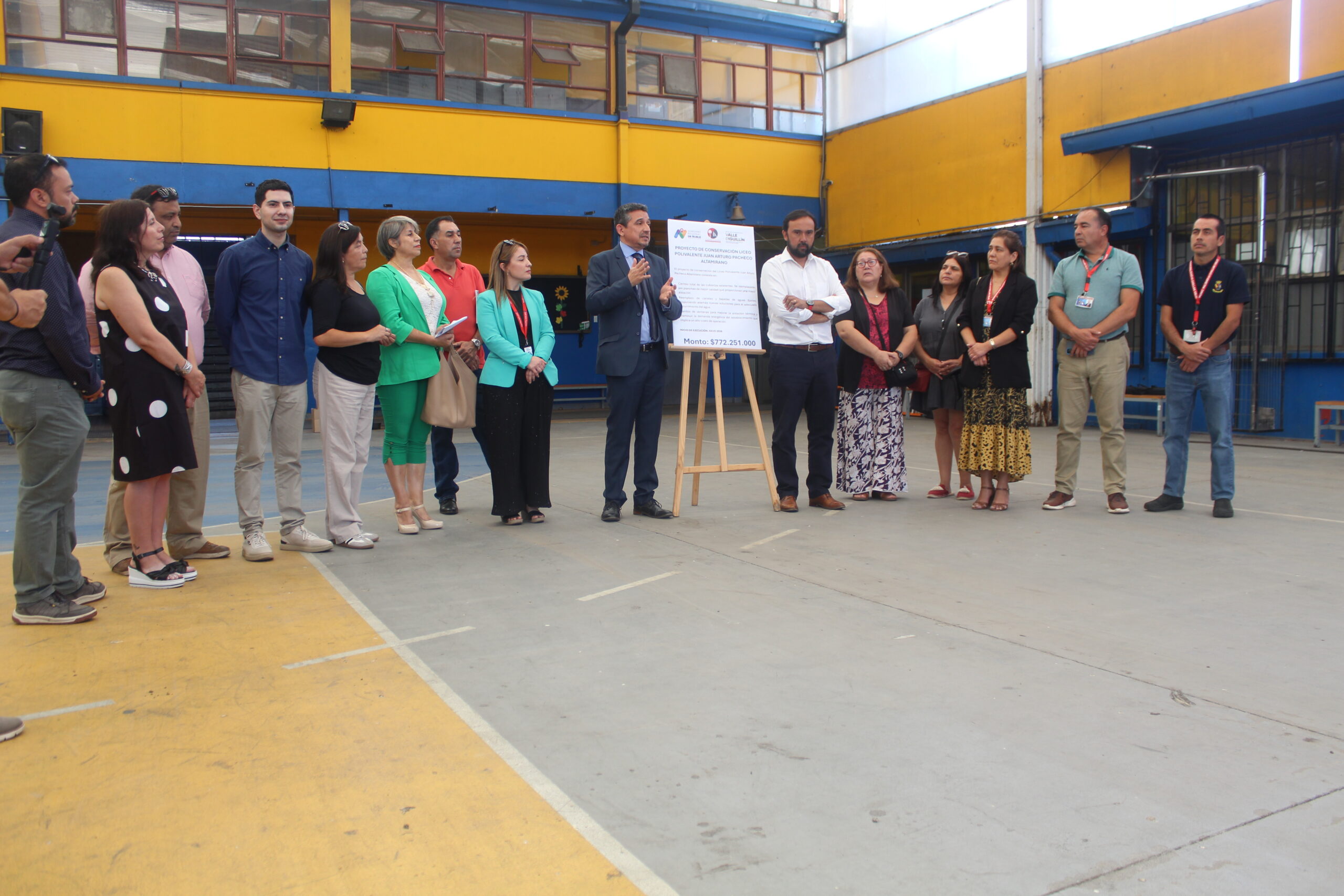Mejoras estructurales y nueva aislación térmica marcarán renovación del Liceo Arturo Pacheco Altamirano