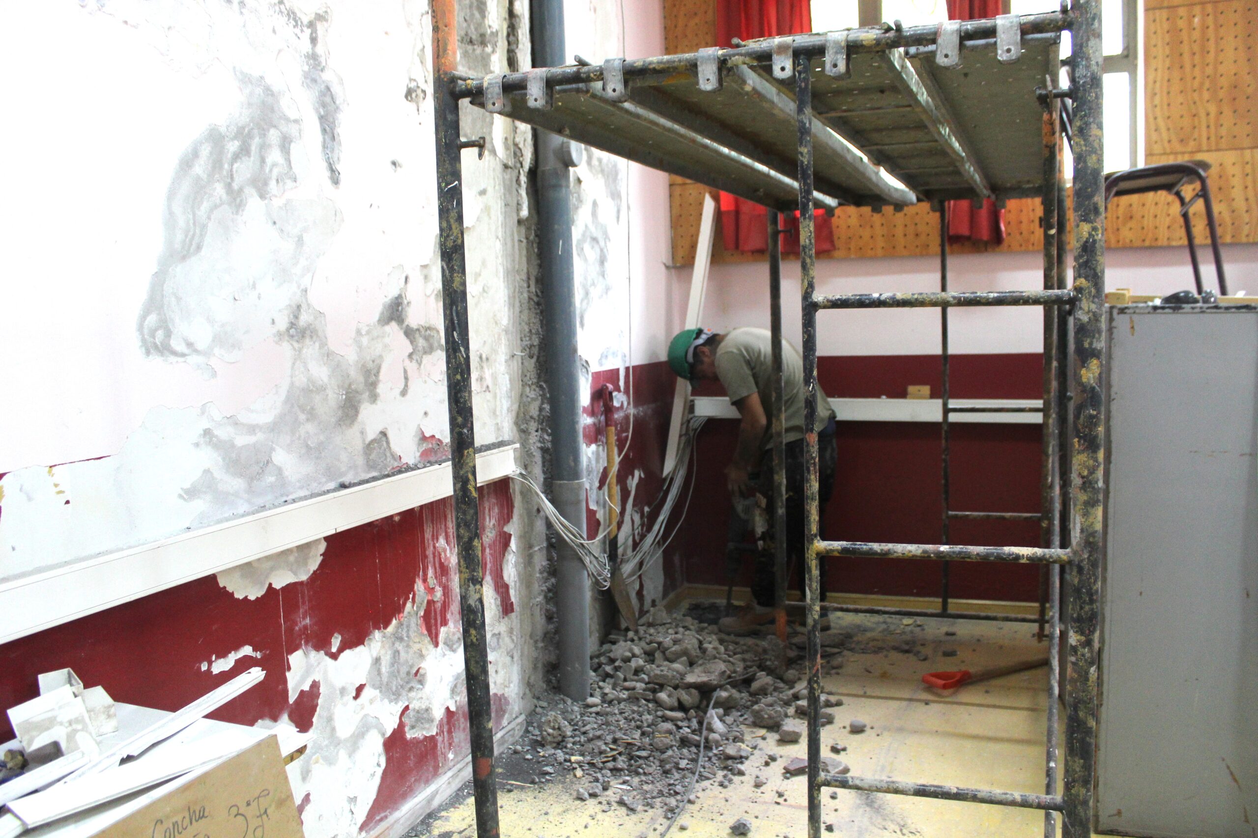 SLEP Valle Diguillín inició obras de mantenimiento en establecimientos educacionales del territorio